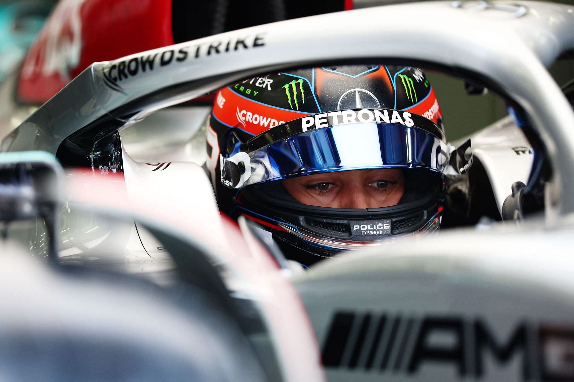 George Russell during practice for Bahrain Grand Prix