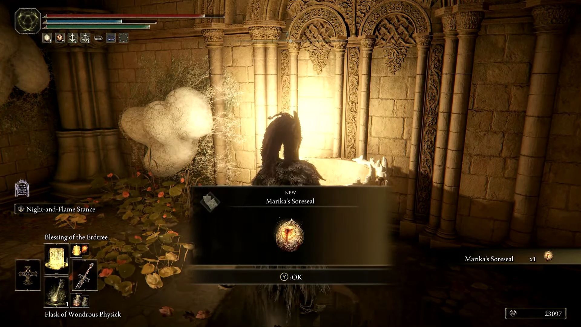Elden ring marika's soreseal