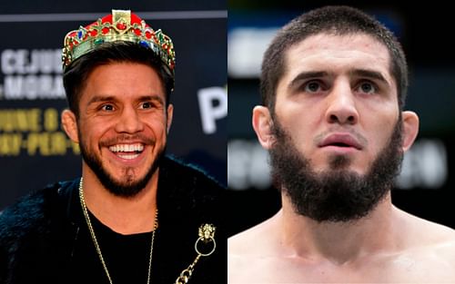 Henry Cejudo (left); Islam Makhachev (right)