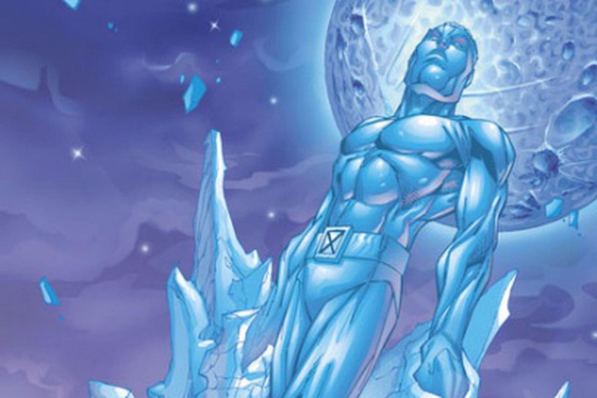 Ice Man can create ladders of Ice ( Image via Marvel)
