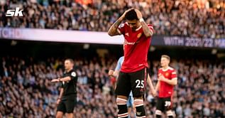 "We have to look at ourselves as players" - Manchester United star Jadon Sancho issues apology to fans on Twitter after defeat against Manchester City