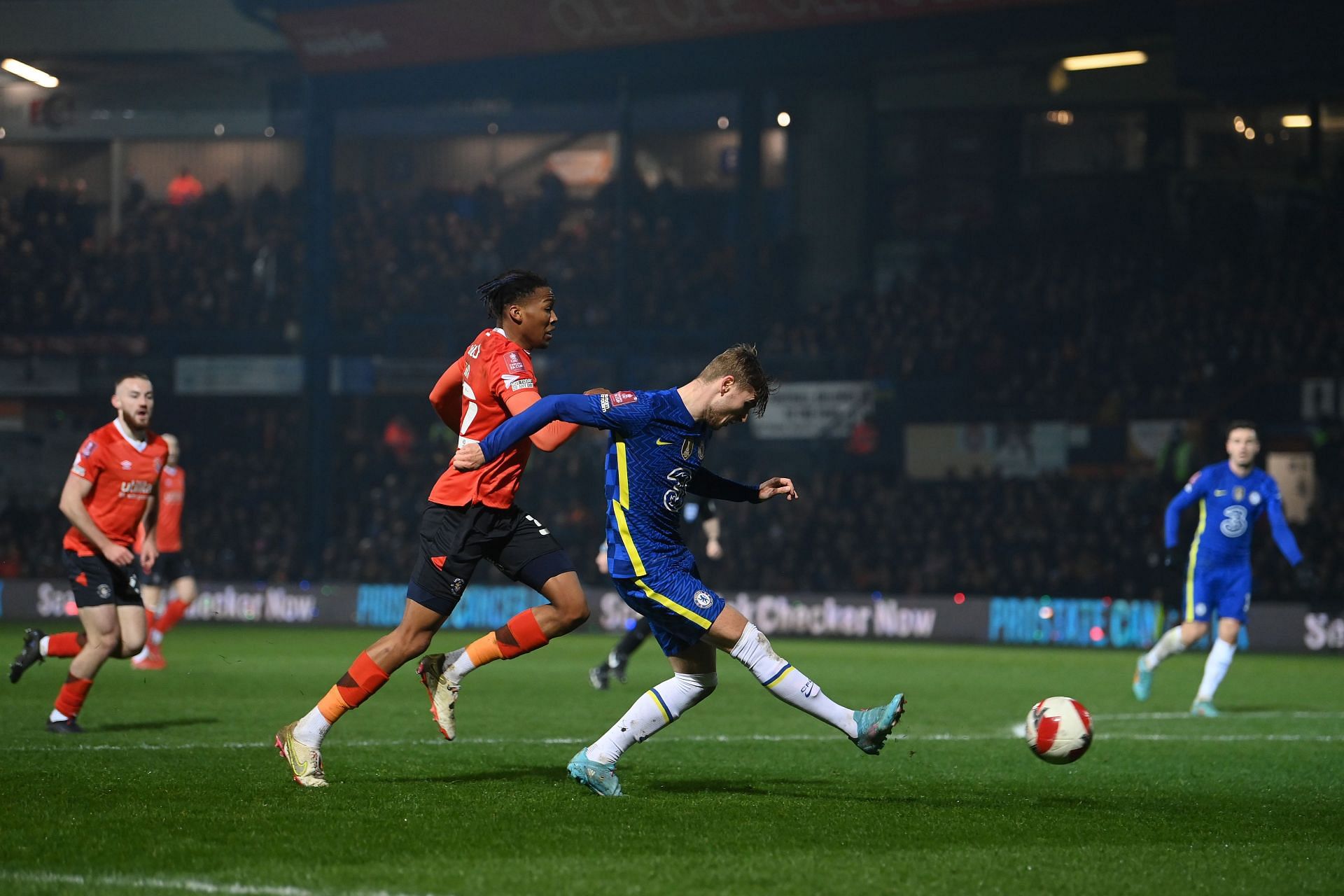 Timo Werner in action in the FA Cup Fifth Round
