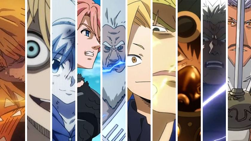 Who are the top 5 strongest fire users in anime, and what are