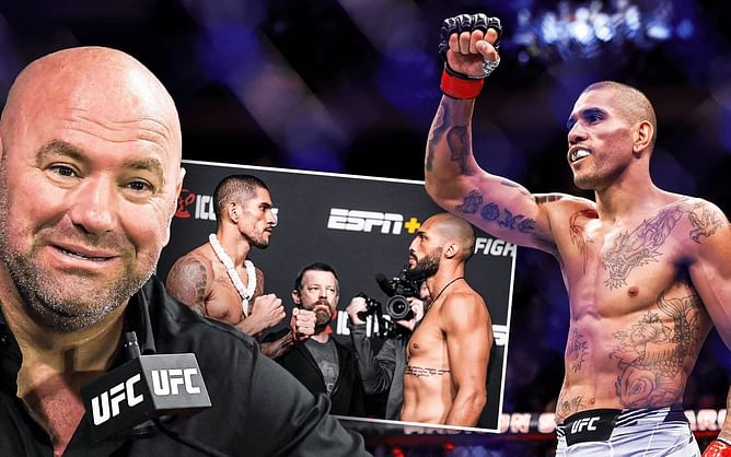 "What a bada** fight that was"- Dana White reacts to Alex Pereira's dominant win over Bruno Silva at UFC Fight Night