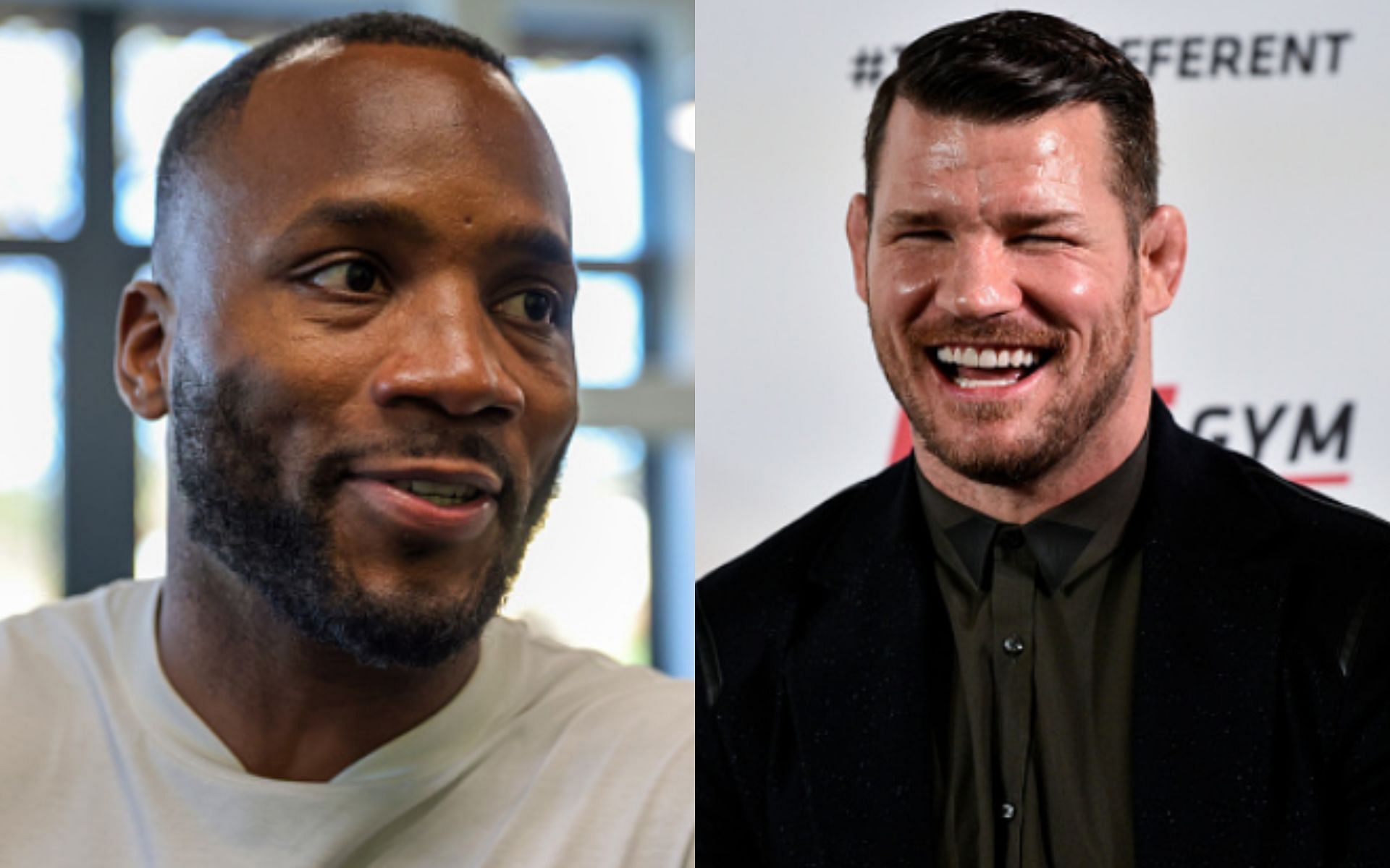 Leon Edwards (left); Michael Bisping (right)