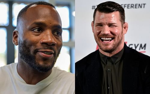 Leon Edwards (left); Michael Bisping (right)