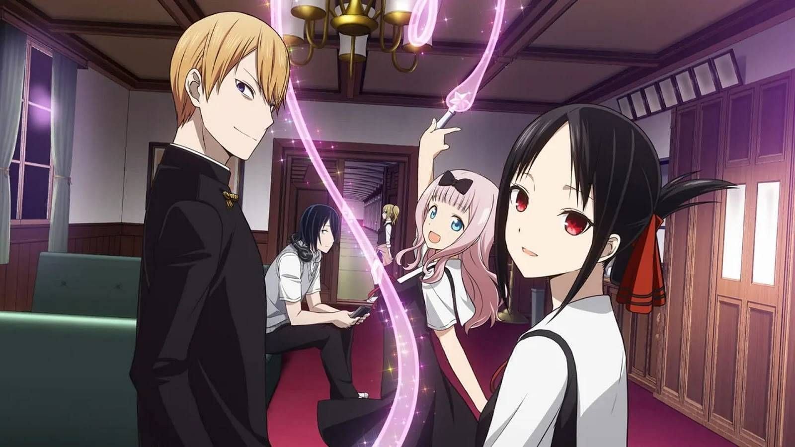 All Key characters of Kaguya Sama: Love is War! as seen in the anime (Image via A-1 Pictures)