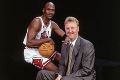 “When you see a player like Luka, when you see a player like Dirk, they’re great players, but they’re not Larry Bird” - Michael Jordan says Larry Bird’s work ethic was way above the game