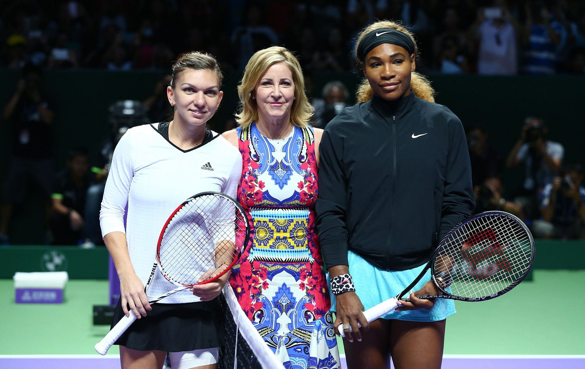 Simona Halep is like Rafael Nadal, she has to work harder in training, in  the gym, in matches; she can beat a lot of these players ranked ahead of  her: Chris Evert
