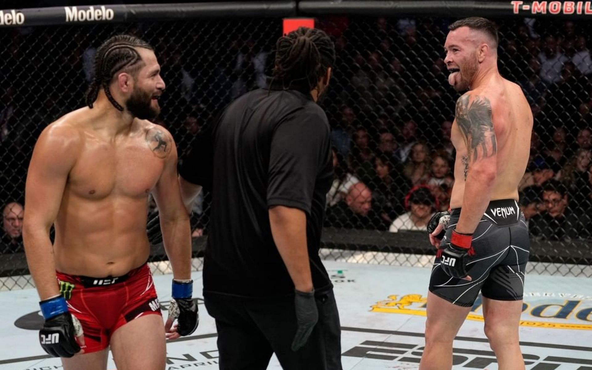 “He was supposed to fight Edward Scissorhands” – Colby Covington says Jorge Masvidal should thank him for main event feature