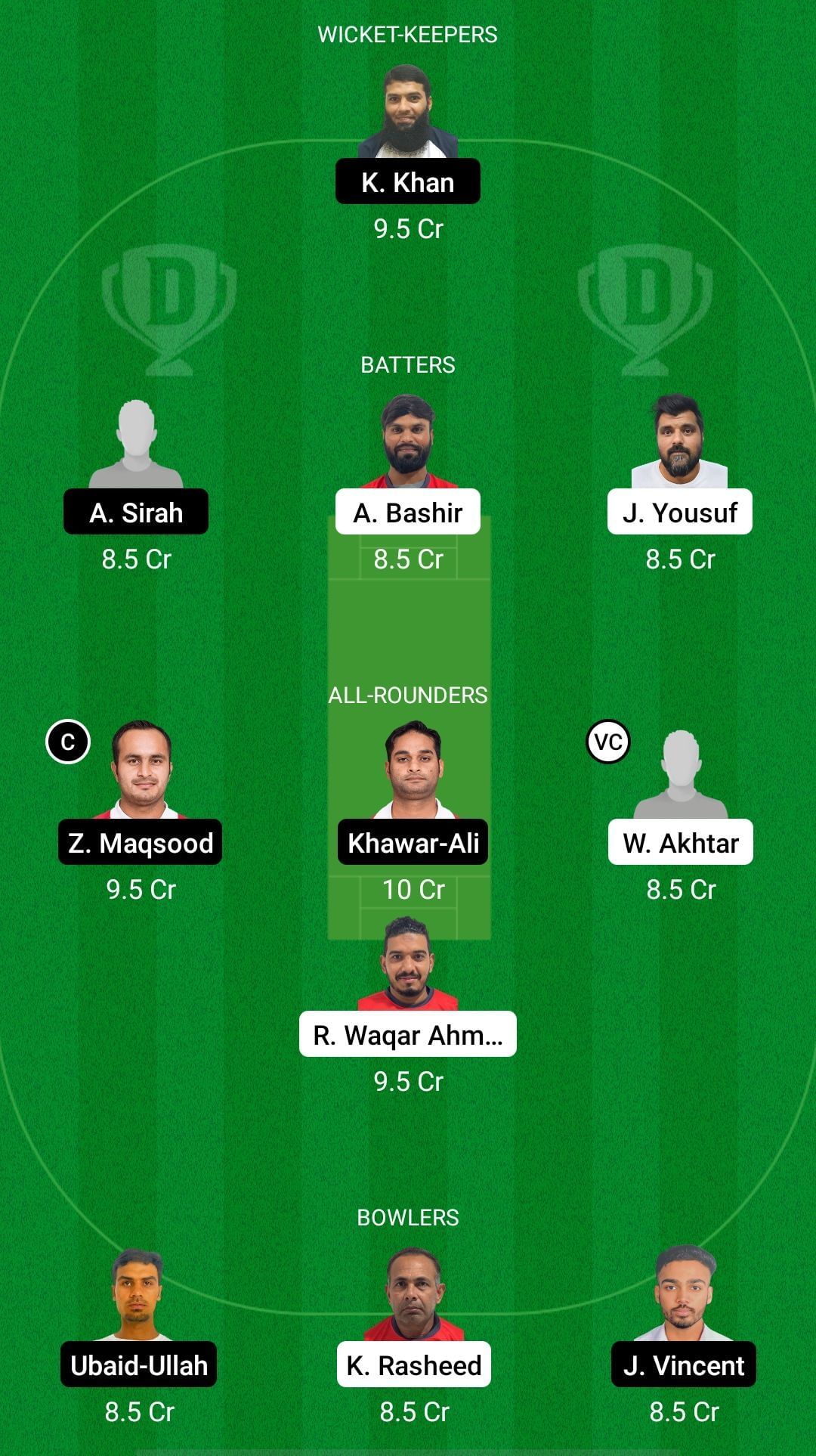 AZA vs DAT Dream11 Prediction - Oman D10 League