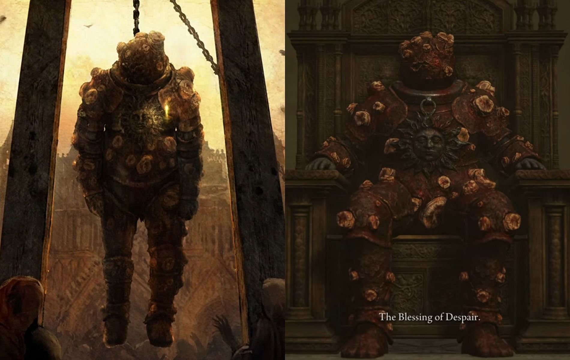 Obtaining the &lsquo;Dung Eater&rsquo; ending in Elden Ring (Images via Elden Ring)