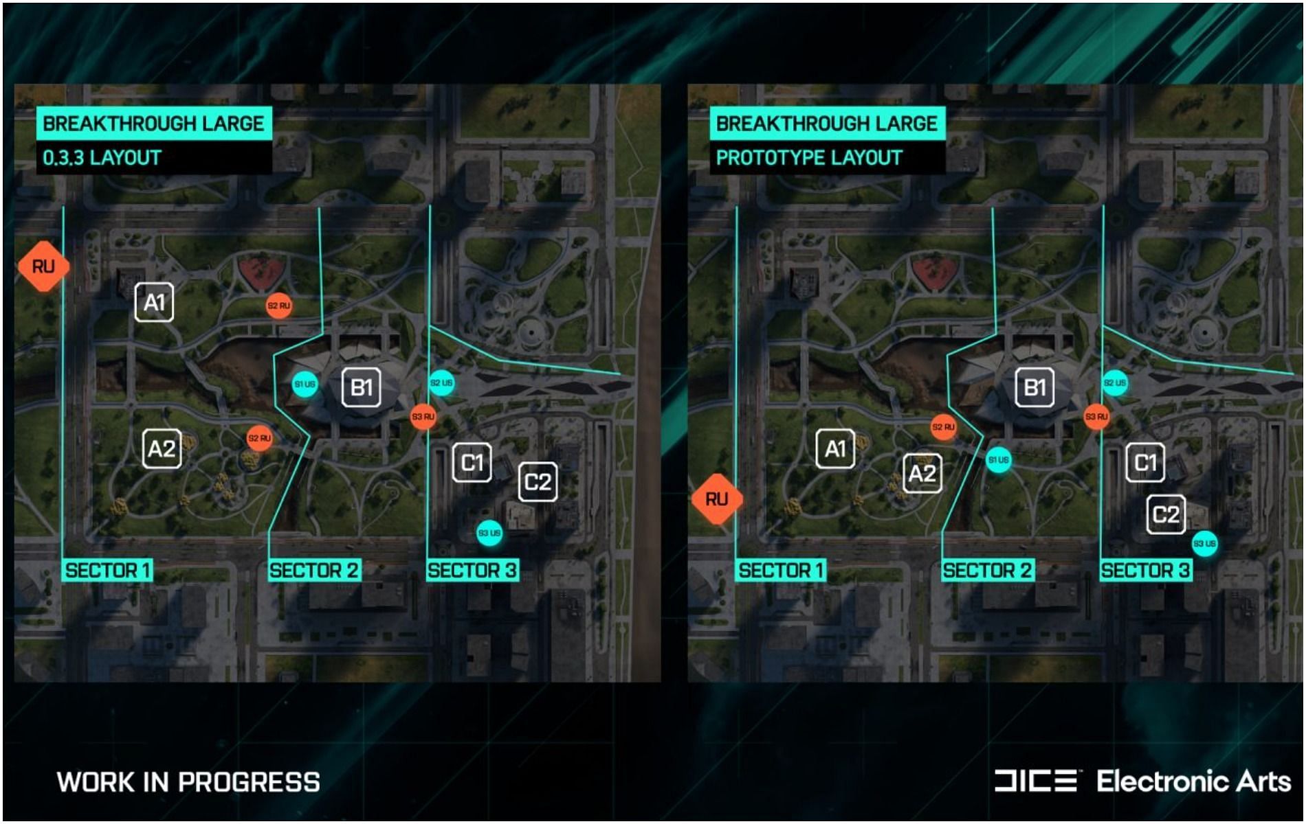 Some of the existing plan of changes (Image via DICE)