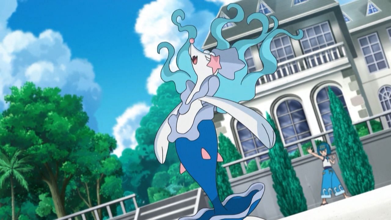 Primarina as it appears in the anime (Image via The Pokemon Company)