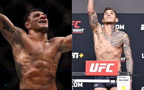 Rafael dos Anjos (left) and Renato Moicano (right)