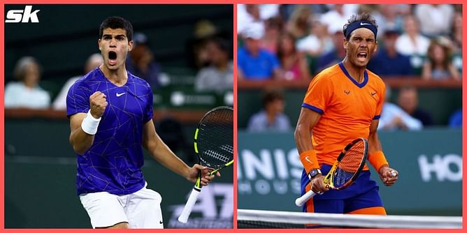 How does Carlos Alcaraz's return game statistically compare to Rafael Nadal's?