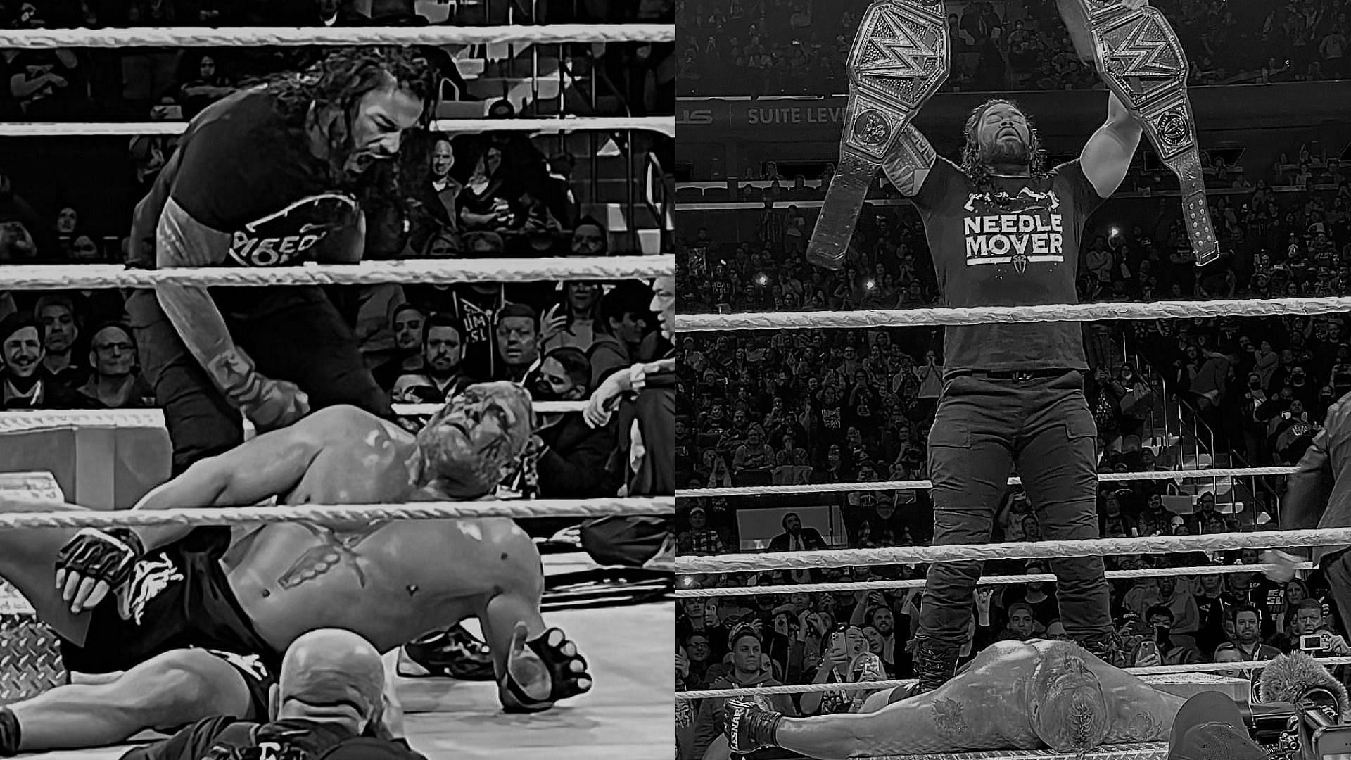 WWE यूनिवर्सल चैंपियन रोमन रेंस का दिखा खतरनाक रूप
