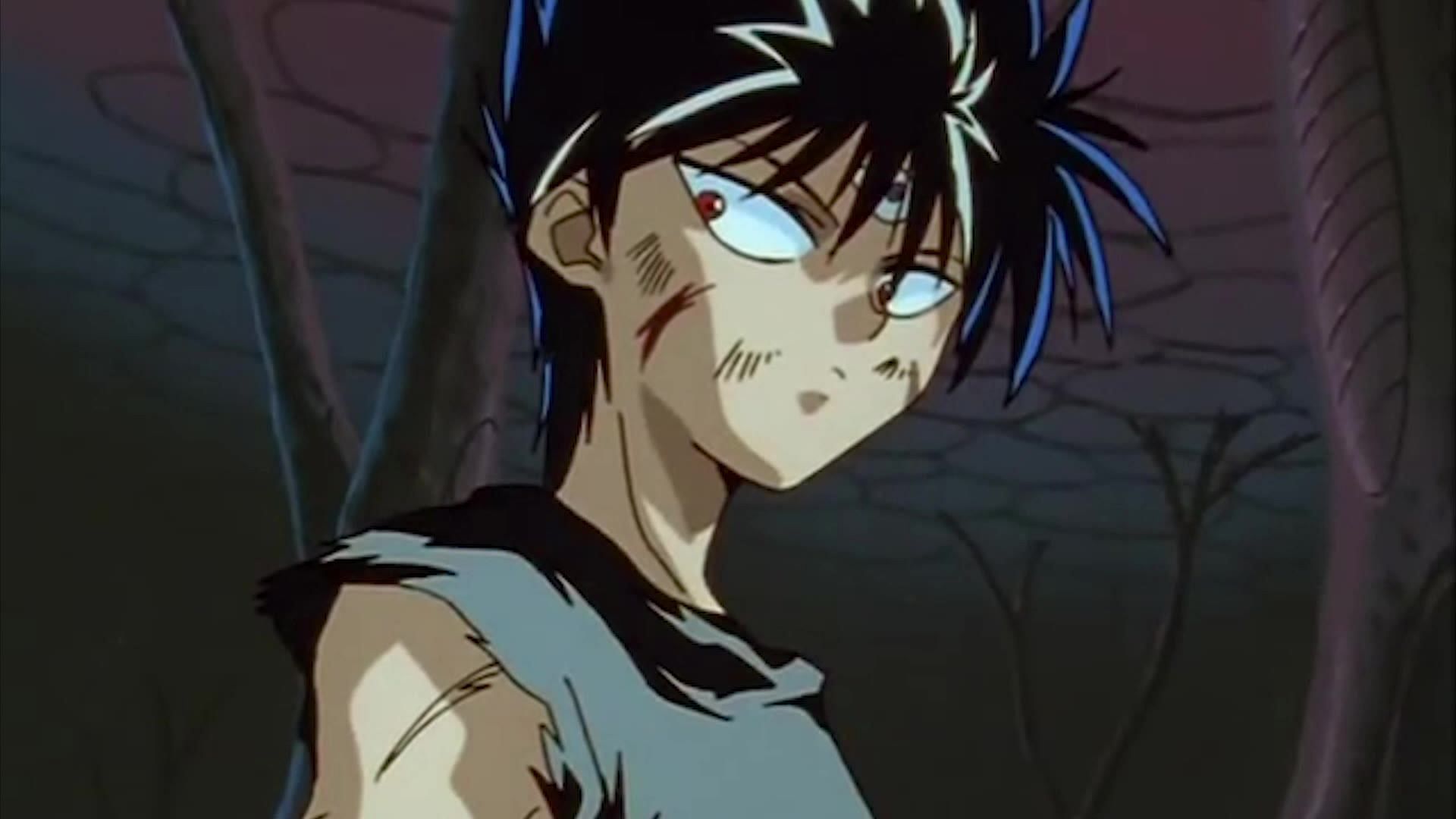 Hiei as seen in the anime Yu Yu Kyousuke Hakusho (Image via Studio Pierrot)