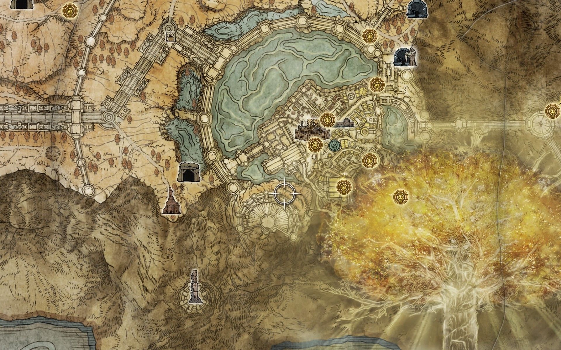 Find the colosseum in Leyndell to get the talisman. (Image via FromSoftware)