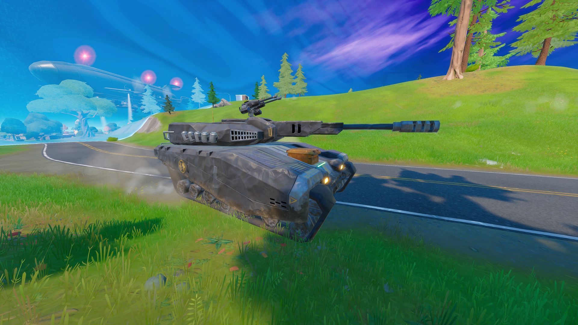 Fortnite Chapter 3 Season 2 has introduced IO Titan Tanks to the game and players can take control of these beasts to gain an advantage in a match (Image via Epic Games)