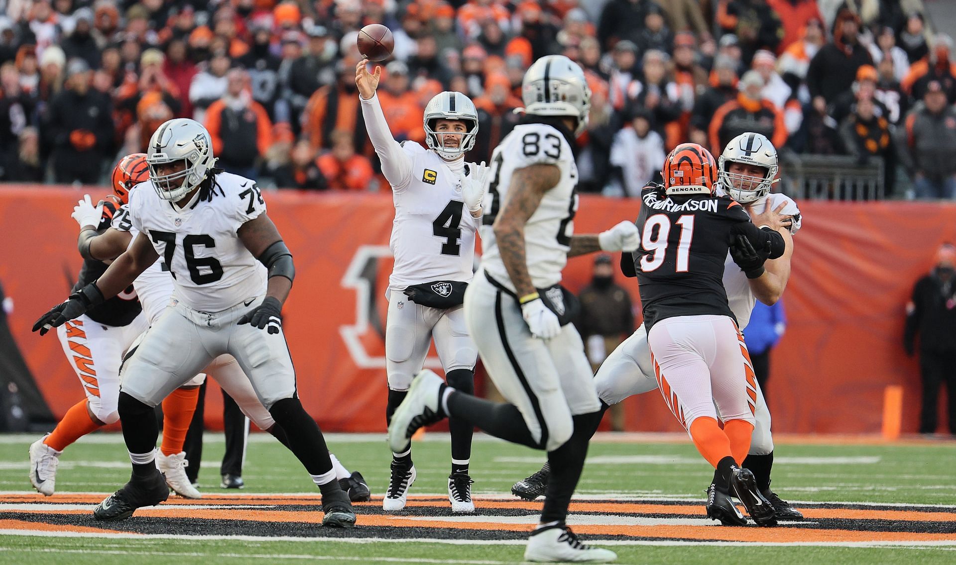 AFC Wild Card Playoffs - Las Vegas Raiders v Cincinnati Bengals