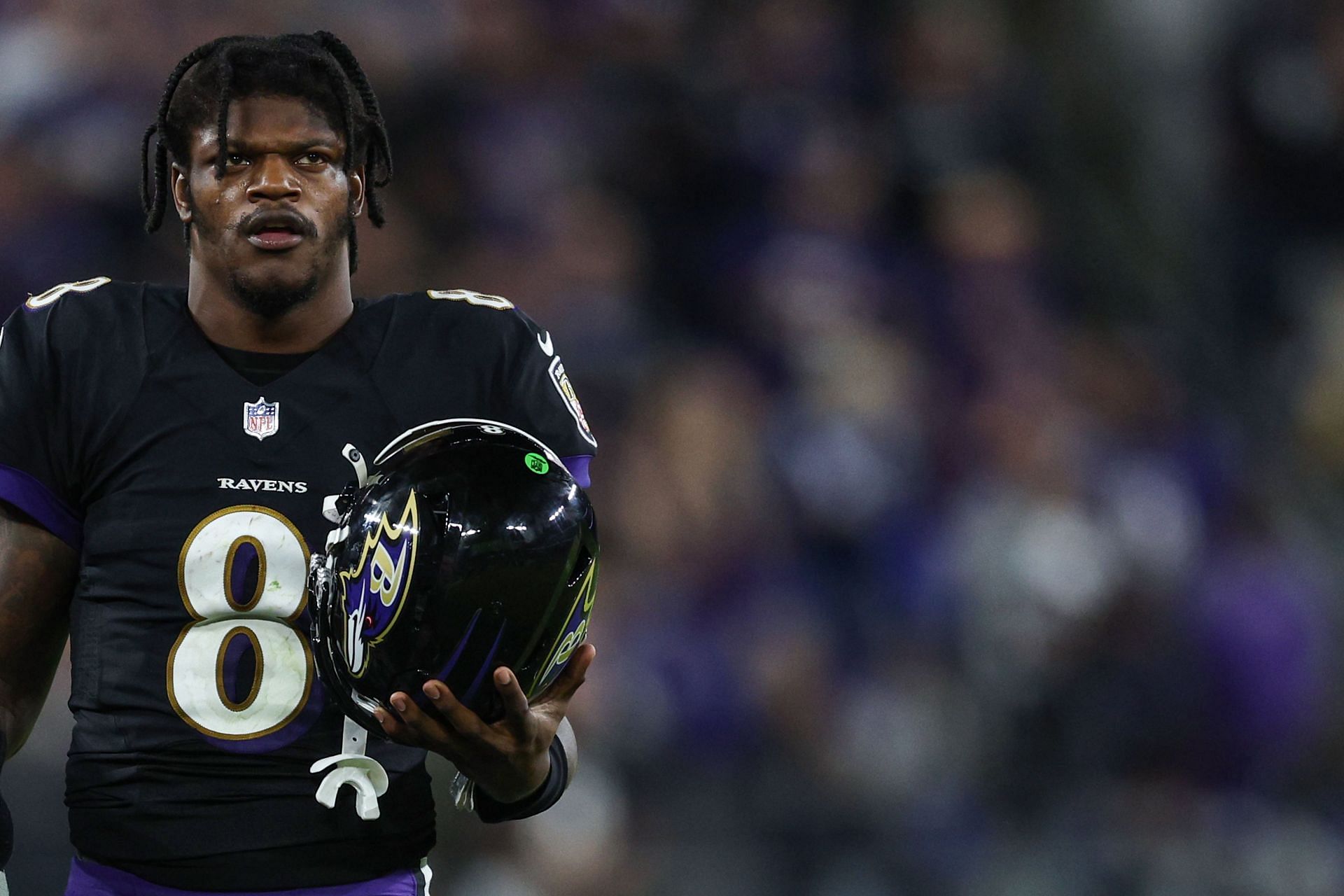 Baltimore Ravens quarterback Lamar Jackson