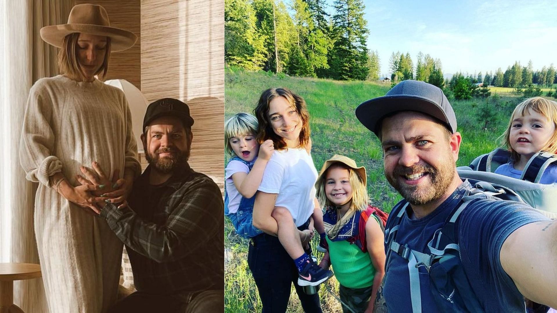 Aree Gearhart, Jack Osbourne and his daughters (Images via Jack Osbourne/Instagram)