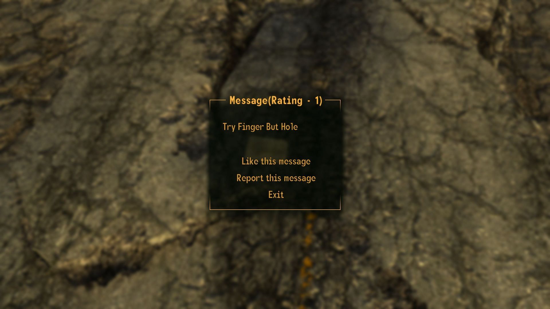 Souls-borne community jokes can sometimes get risque, as Fallout: New Vegas players will soon find out (Image via Nexusmods)