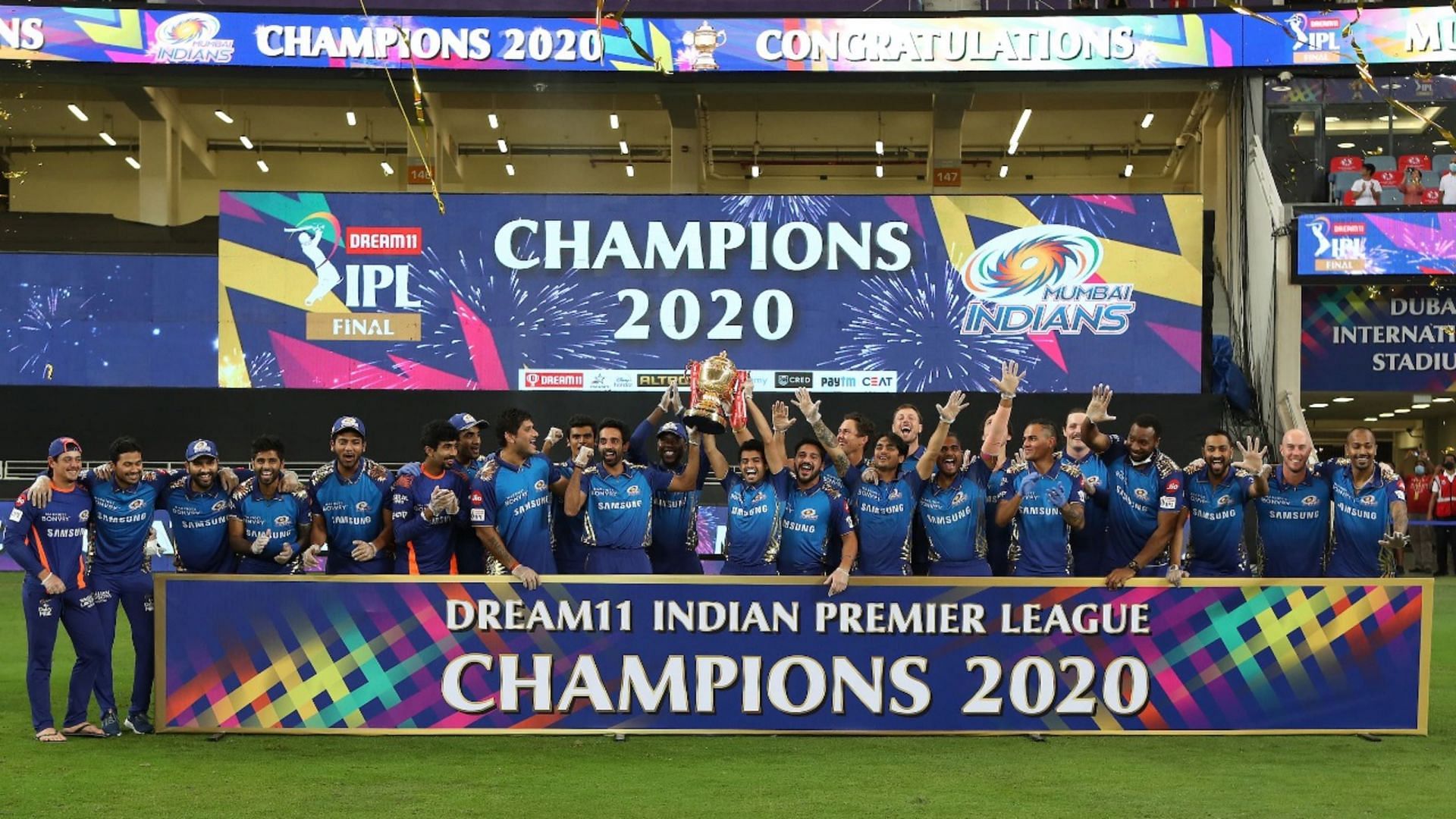 Mumbai Indians - IPL 2020 Champions