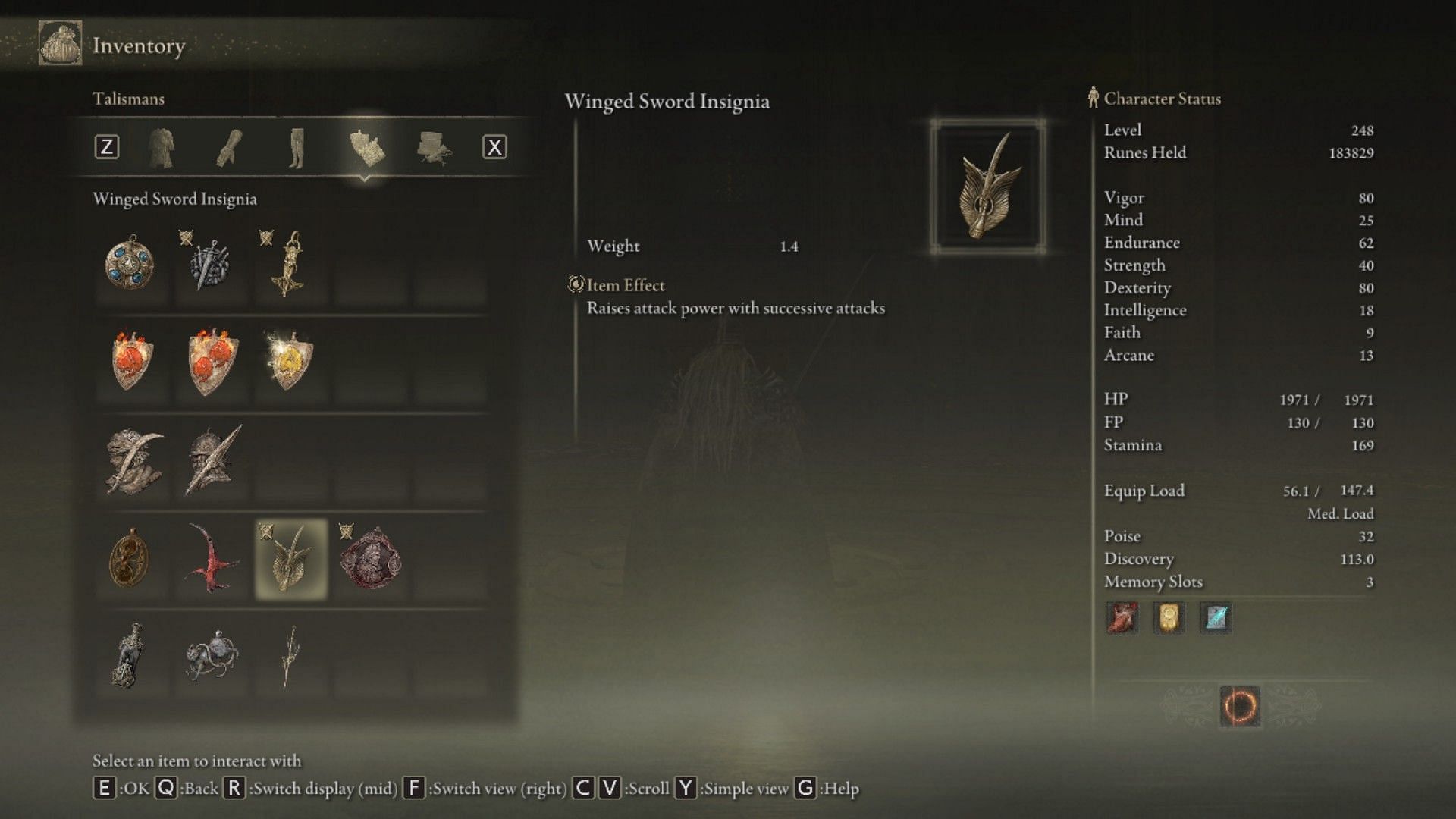 Uchigatana and dagger users will find Winged Sword Insignia extremely useful (Image via Elden Ring)