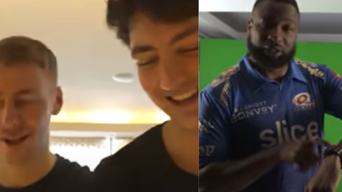 [Watch] Kieron Pollard, Riley Meredith, Tim David have fun behind the scenes on 'MI Daily'