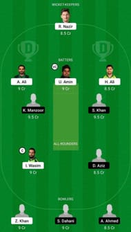 NOR vs SIN Dream11 Fantasy Suggestion #1