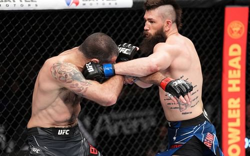 The fight between Matt Brown and Bryan Barberena contained an insane amount of explosive action