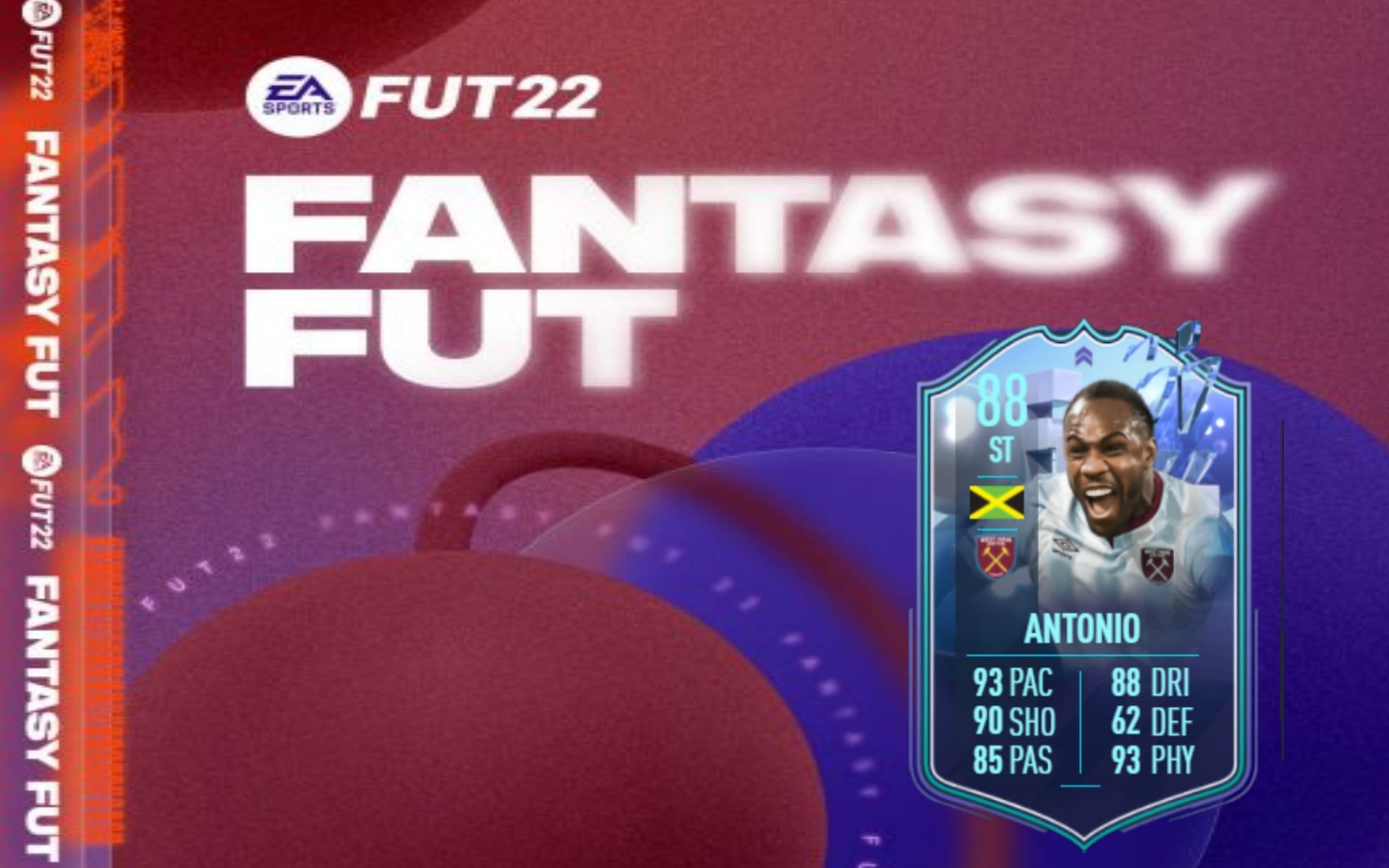 Michail Antonio FUT Fantasy card in FIFA 22 Ultimate Team (Image via Sportskeeda)