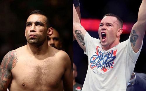 Fabricio Werdum [left], Colby Covington [right]