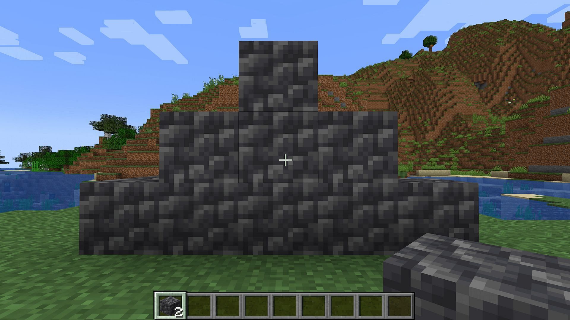 There are many different things that players can build using cobbled deepslate (Image via Minecraft)