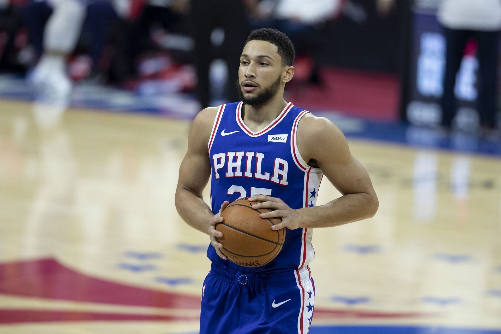 Simmons during his time with the Philadelphia 76ers