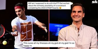 "I didn't know just how much I needed this until I saw it, I can't stop the tears" - Roger Federer's training video sends tennis fans into a frenzy