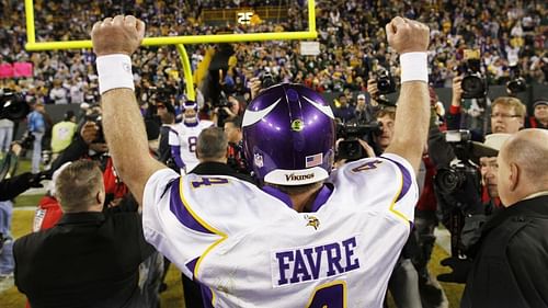 Brett Favre of the Minnesota Vikings