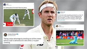 "Return the World Cup" - Twitterati slams Stuart Broad for calling MCC law change 'unfair'