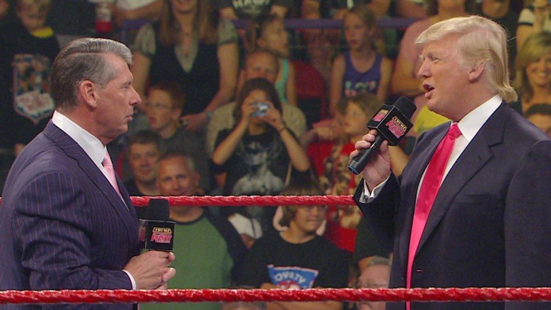 The former US President had a spell in WWE with Mr McMahon in 2007.
