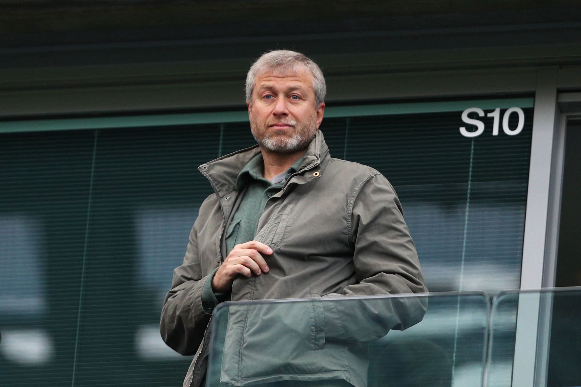 Chelsea owner Roman Abramovich looks on during a game.