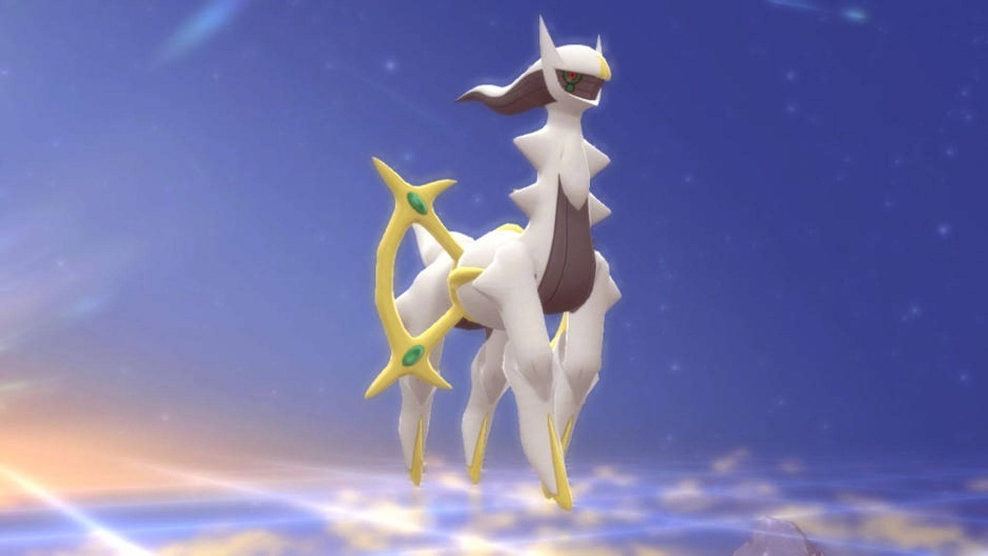 Arceus as it appears in Pokemon Brilliant Diamond and Shining Pearl (Image via The Pokemon Company)