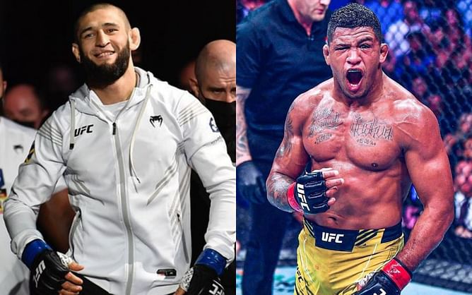 "I think he is a little bit overconfident"- Gilbert Burns talks Khamzat Chimaev trash talking his way into fights
