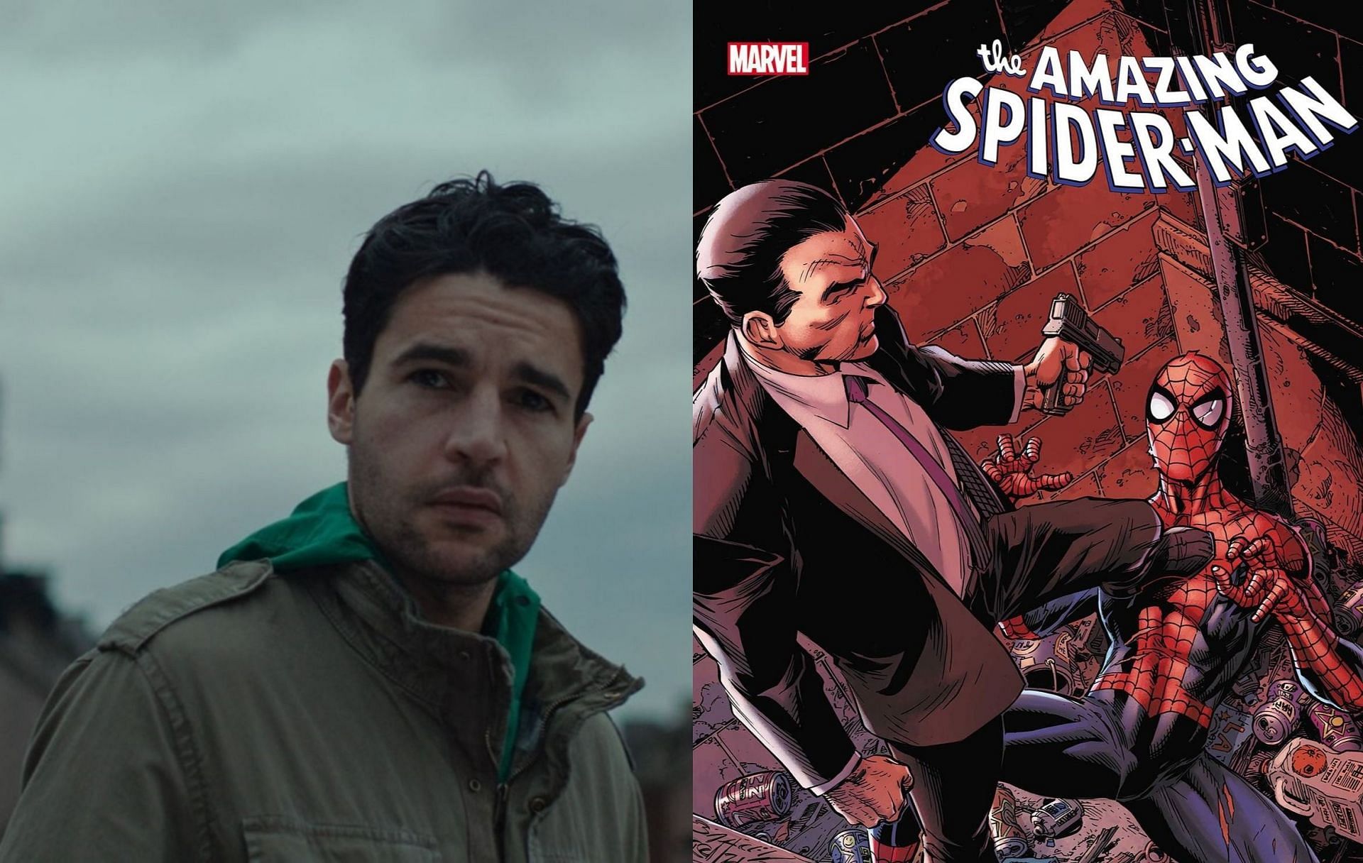 Christopher Abbott in Possessor and the Foreigner in comics (Images via Signature Entertainment and Marvel)
