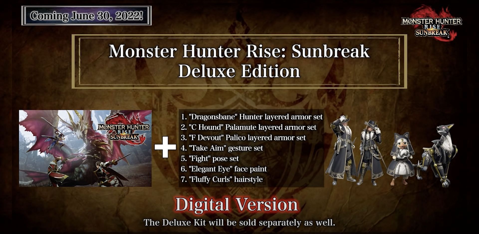 Players will be able to purchase the Deluxe Edition in order to gain more valuable rewards in-game (Image via Monster Hunter/YouTube)