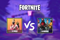 Why playing Solos is better than Squad fill in Fortnite Chapter 3