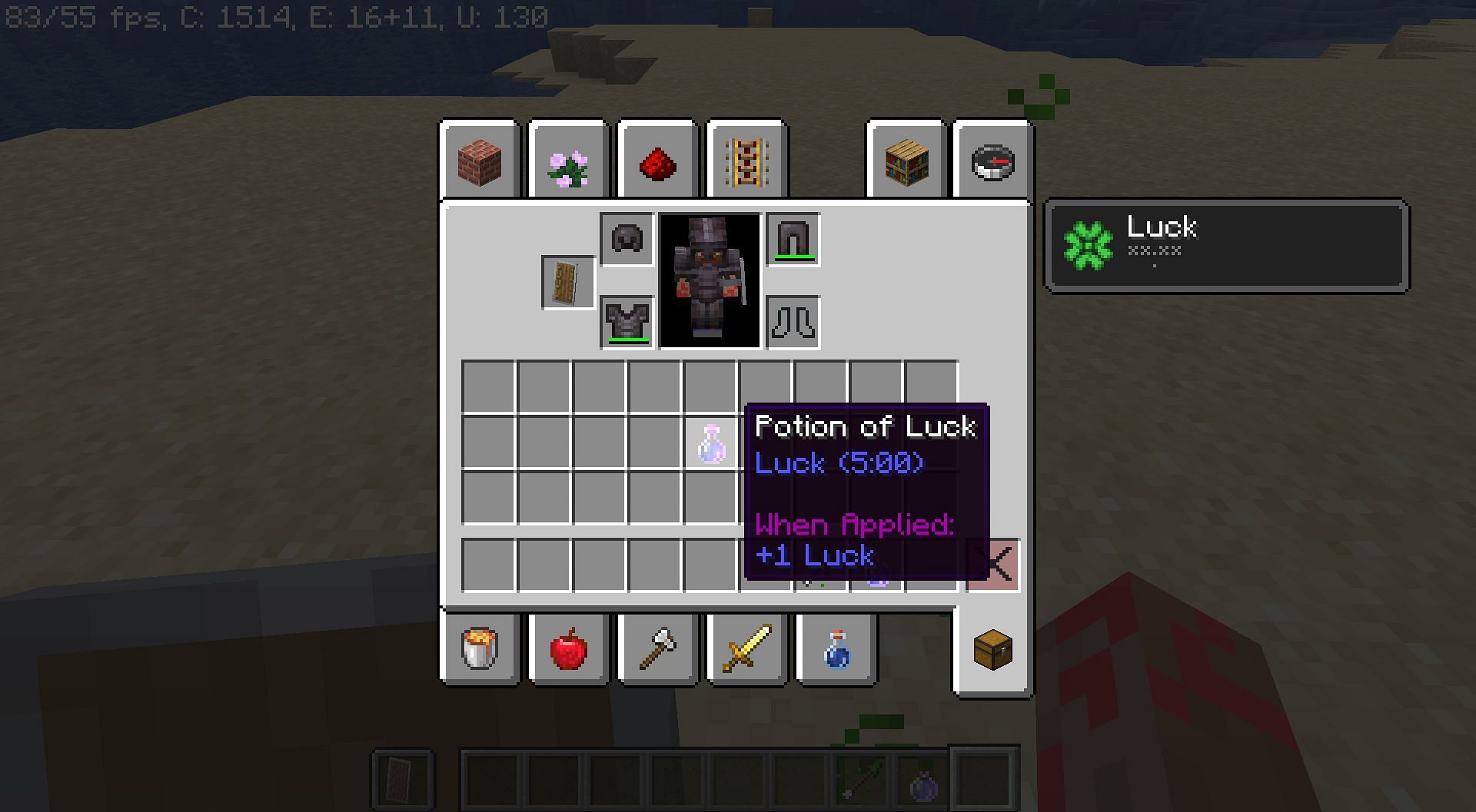 Only obtainable in creative mode (Image via Minecraft)