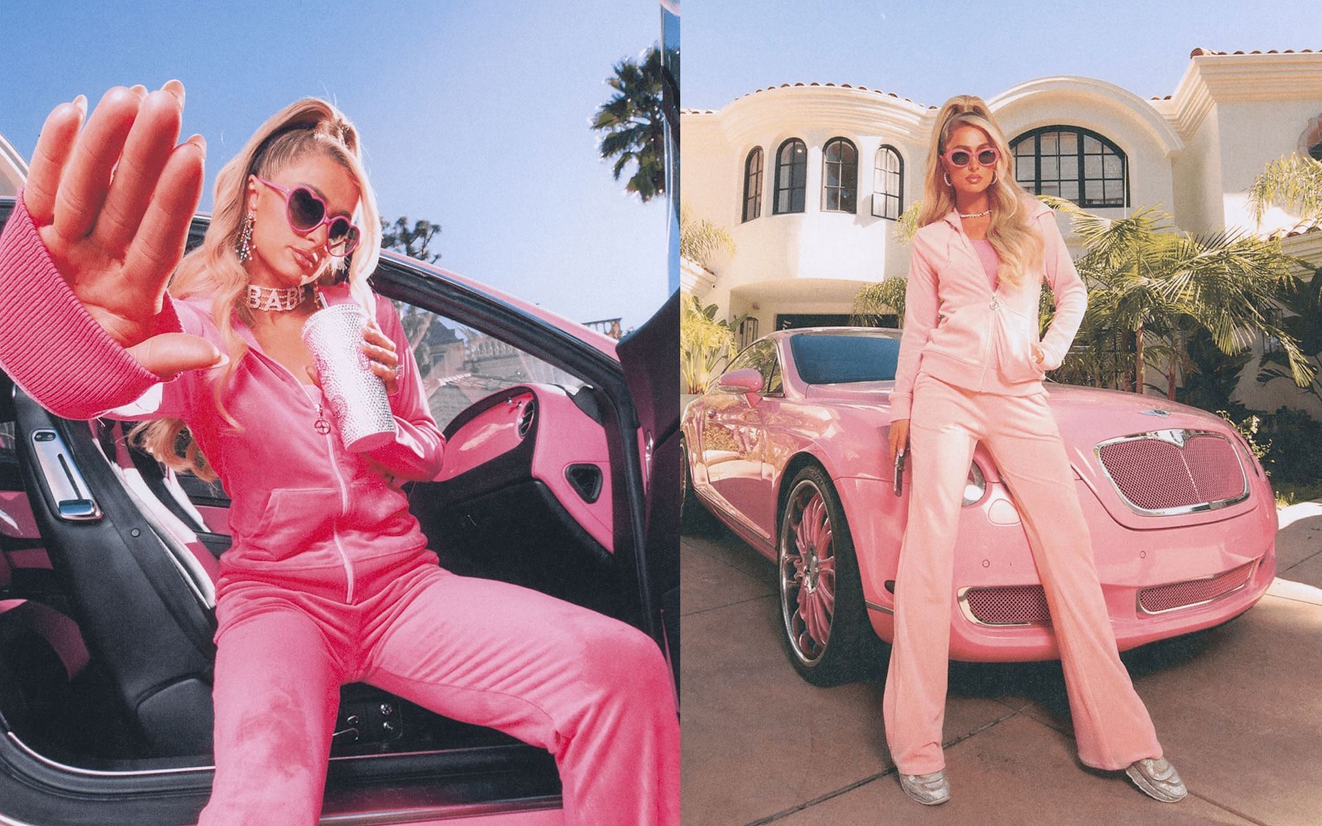 Paris Hilton launches her new Iconic Tracksuit collection with a