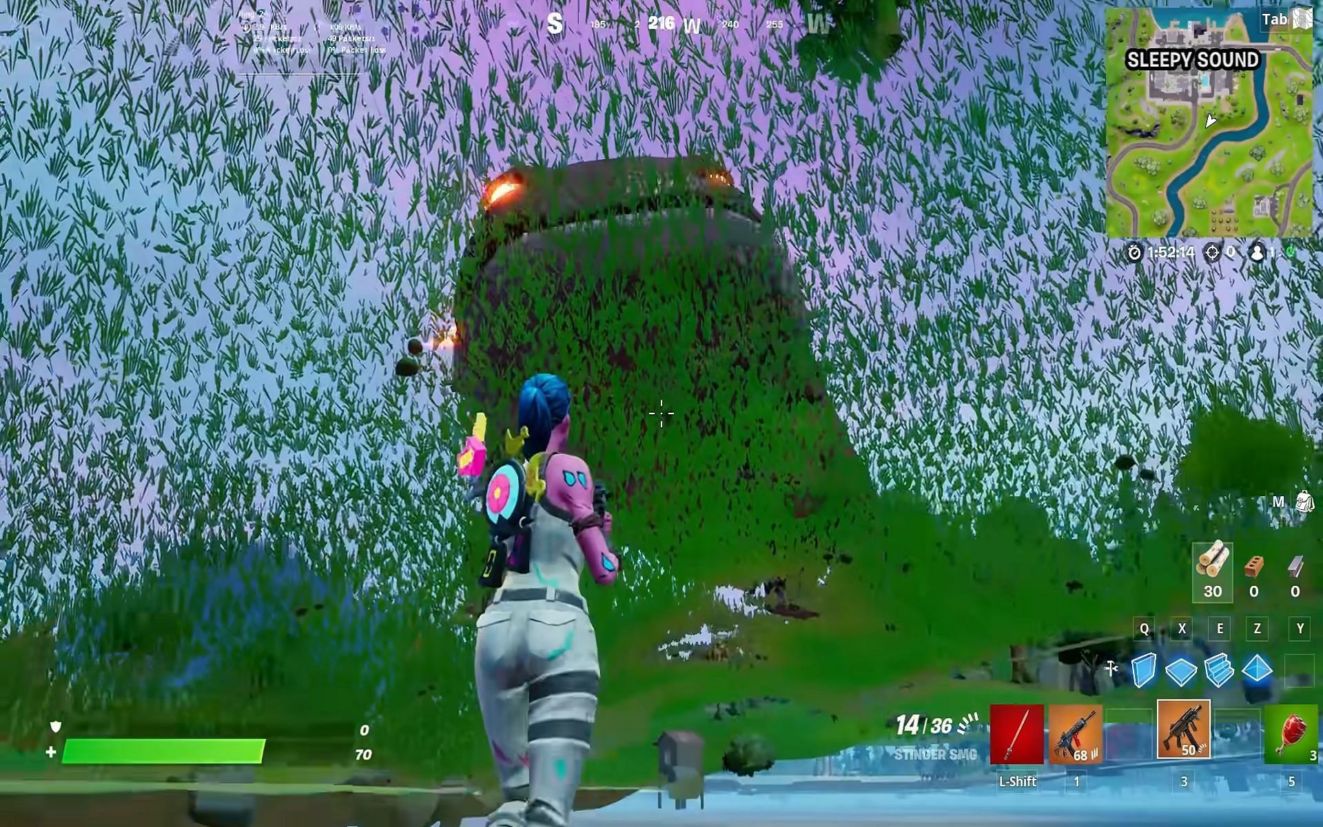 Klombo&#039;s can teleport players under the map in Fortnite Chapter 3 (Image via YouTube/GKI)
